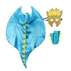 Costume Dinosaure Enfant Bleu Ciel