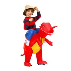 Costume Dinosaure T-Rex Rouge