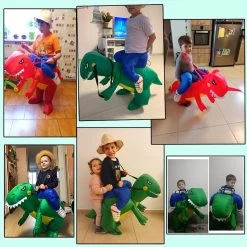 Costume Dinosaure T-Rex Vert -Le Monde Des Dinosaures Costumedinosauregonflableenfant 7cc8d062 5a56 45e5 ae99 8a6a965cabab