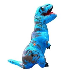 Costume Dinosaure T-Rex Bleu