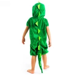 Costume Dinosaure Mignon Vert -Le Monde Des Dinosaures Costumemignondinosaureenfant