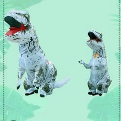 Costume Dinosaure T-Rex Blanc -Le Monde Des Dinosaures Deguisementdinosauret rexblanc