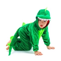 Costume Dinosaure Mignon Kid Vert