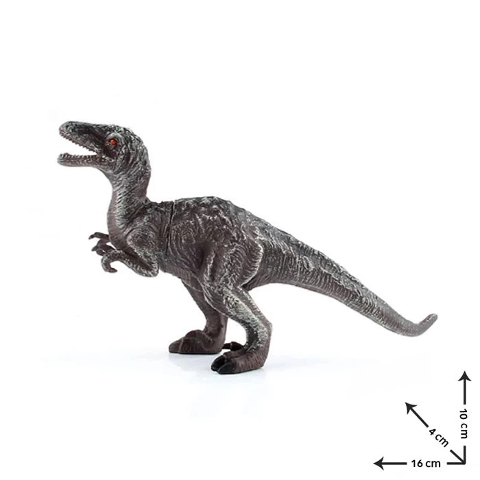 Dinosaure Jouet Raptor Noir 2 Dinosaure Jouet Raptor Noir – Image 2