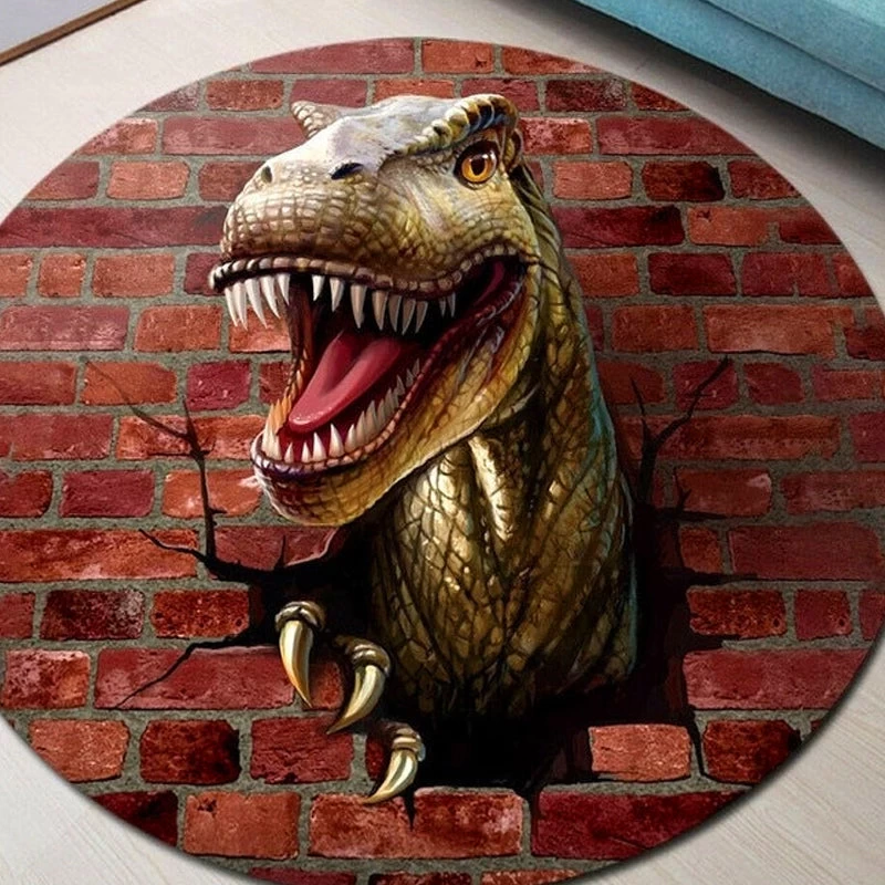 Tapis Dinosaure T-Rex En Ville 2 Tapis Dinosaure T-Rex En Ville – Image 2