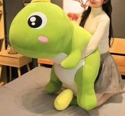 Peluche Dinosaure XXL Verte -Le Monde Des Dinosaures DinosaureVertPeluche