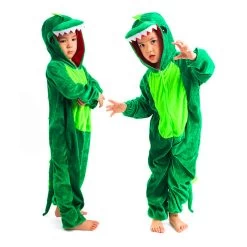Costume Dinosaure Mignon Kid Vert -Le Monde Des Dinosaures Dinosaurecostumeenfantt rex