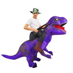 Costume Dinosaure Gonflable Violet