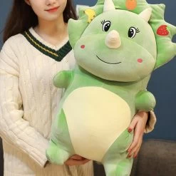 Peluche Dinosaure Banane -Le Monde Des Dinosaures DoudouDinosaureBananeenfant