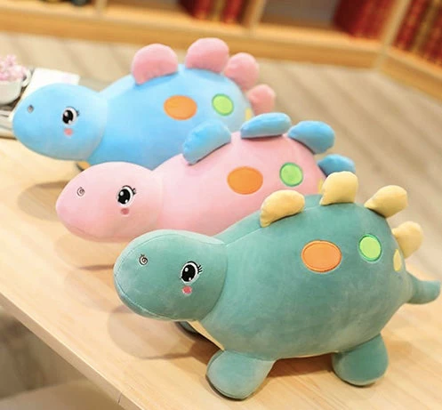 Peluche Dinosaure Mignon Stégosaure Bleu 2 Peluche Dinosaure Mignon Stégosaure Bleu – Image 2