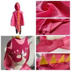 Costume Dinosaure Enfant Rose -Le Monde Des Dinosaures Enfantcostumedinosaurerose