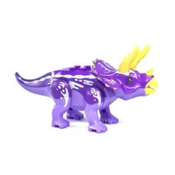 Dinosaure Jouet Tricératops Violet