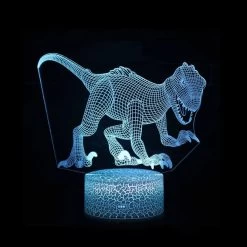 Lampe Dinosaure 3D Raptor