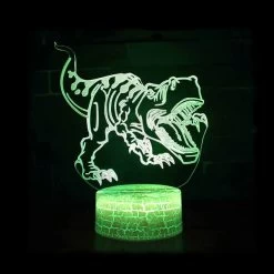 Lampe Dinosaure 3D T-Rex Jurassic