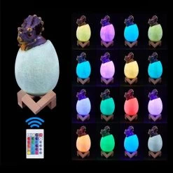 Lampe Dinosaure Oeuf Tricératops -Le Monde Des Dinosaures LampedinosaureoeufTriceratops