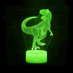 Lampe Dinosaure 3D Vélociraptor