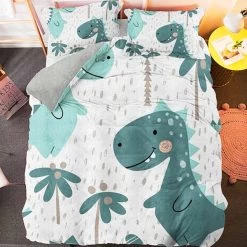 Parure De Lit Dinosaure Pluie Dino