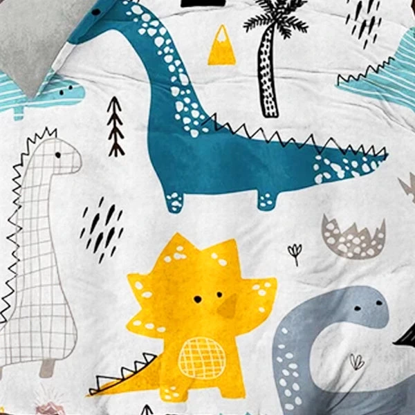 Parure De Lit Dinosaure Palmier Dino 2 Parure De Lit Dinosaure Palmier Dino – Image 2