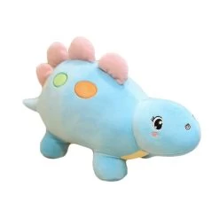 Peluche Dinosaure Mignon Stégosaure Bleu