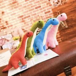 Peluche Dinosaure XXL Diplodocus Rose -Le Monde Des Dinosaures PelucheDinosaureXXLDiplodocus