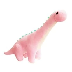 Peluche Dinosaure XXL Diplodocus Rose