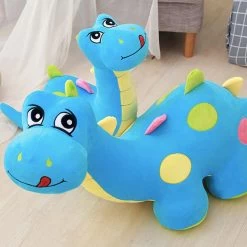 Peluche Dinosaure à Poids -Le Monde Des Dinosaures PelucheDinosaureaPoidsbleu