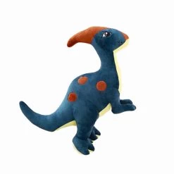Peluche Dinosaure Parasaurolophus Bleu