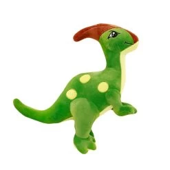 Peluche Dinosaure Parasaurolophus Vert