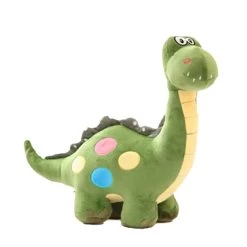 Peluche Dinosaure Mignon Diplodocus Vert
