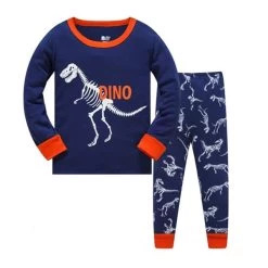 Pyjama Dinosaure Fossile Fluo