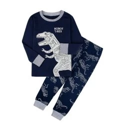 Pyjama Dinosaure Manches Longues Robot Préhistorique