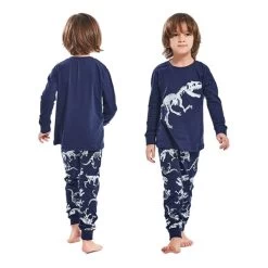 Pyjama Dinosaure Manches Longues Squelette