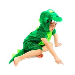 Costume Dinosaure Mignon Vert
