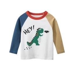 T-shirt Dinosaure Quatre Couleurs