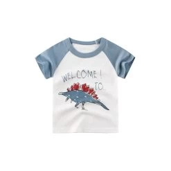 T-shirt Dinosaure Stégosaure Manches Courtes