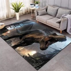 Tapis Dinosaure Bipèdes -Le Monde Des Dinosaures TapisDinosaureBipedes