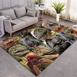 Tapis Dinosaure Carnivore