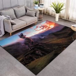 Tapis Dinosaure Couché De Soleil