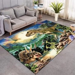 Tapis Dinosaure Ecailles