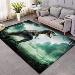 Tapis Dinosaure Marécage -Le Monde Des Dinosaures TapisDinosaureMarecage