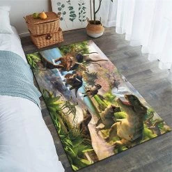Tapis Dinosaure Préhistoire -Le Monde Des Dinosaures TapisDinosaurePrehistoireenfant