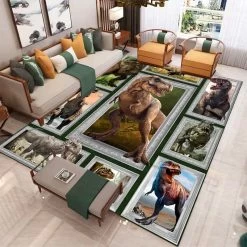 Tapis Dinosaure Gros Carnivore