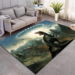 Tapis Dinosaure T-Rex Invasion