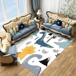 Tapis Dinosaure Volcan