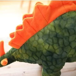 Peluche Dinosaure Grand Stégosaure Vert -Le Monde Des Dinosaures dinosaureStegosaureVert