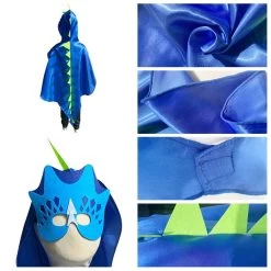 Costume Dinosaure Enfant Bleu -Le Monde Des Dinosaures enfantcostumedinosaurebleu