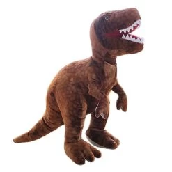 Peluche Dinosaure Grand T-Rex Marron