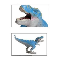 Dinosaure Jouet T-Rex Bleu -Le Monde Des Dinosaures repliquedinosaureT RexBleu